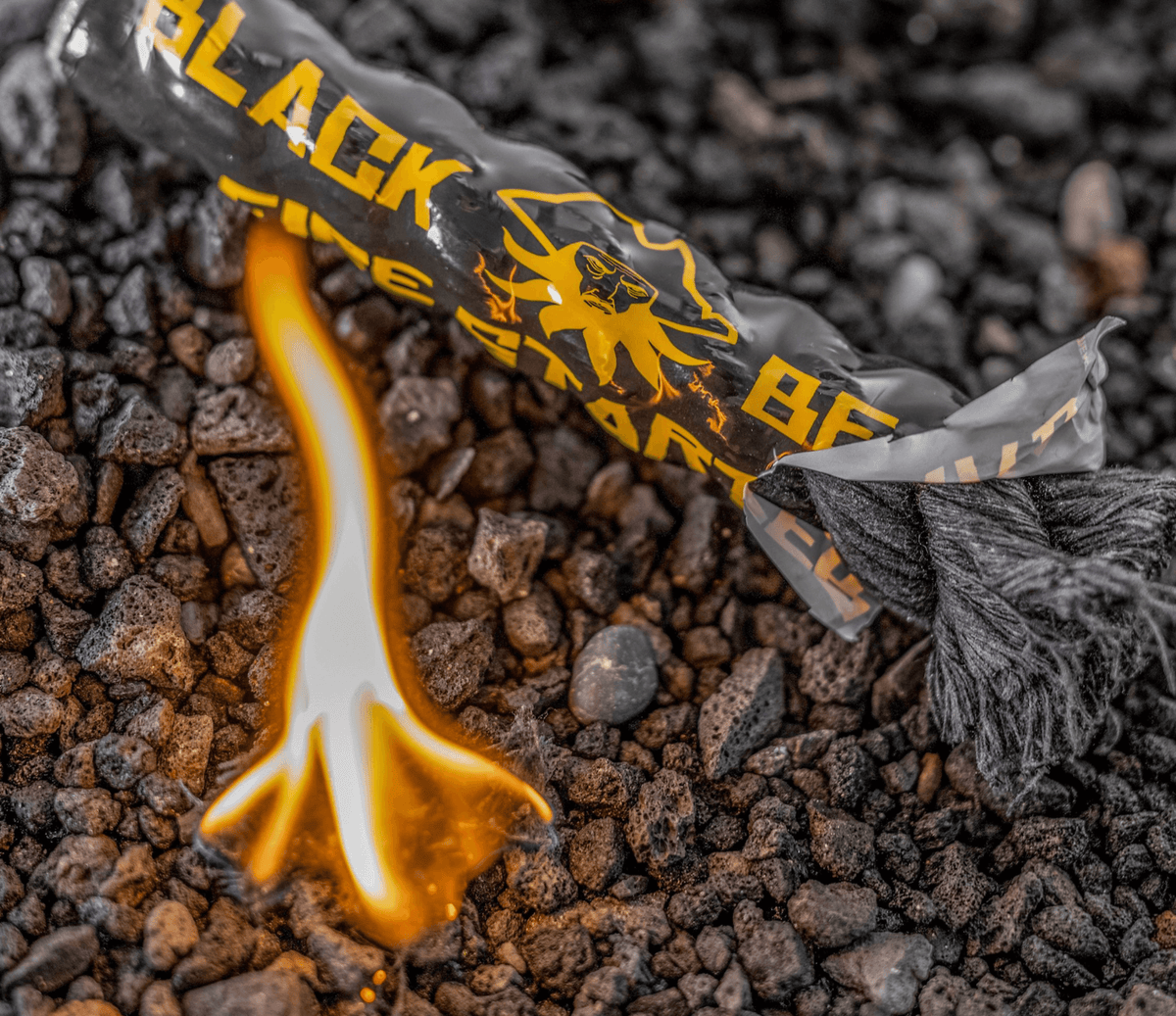 BLACKBEARD FIRE STARTER ROPE SURVIVAL TINDER WEATHERPROOF MADE IN
