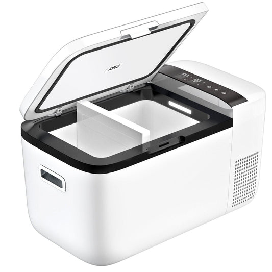 GO20 Dual Zone 12V Portable Freezer - White | 20 LT