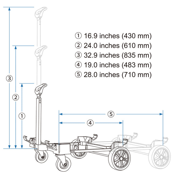 Outdoor Base Trolley for APL55