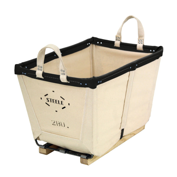 Canvas Small Carry Basket - 2 Bu