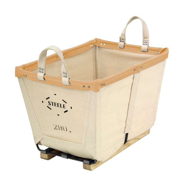 Canvas Small Carry Basket - 2 Bu