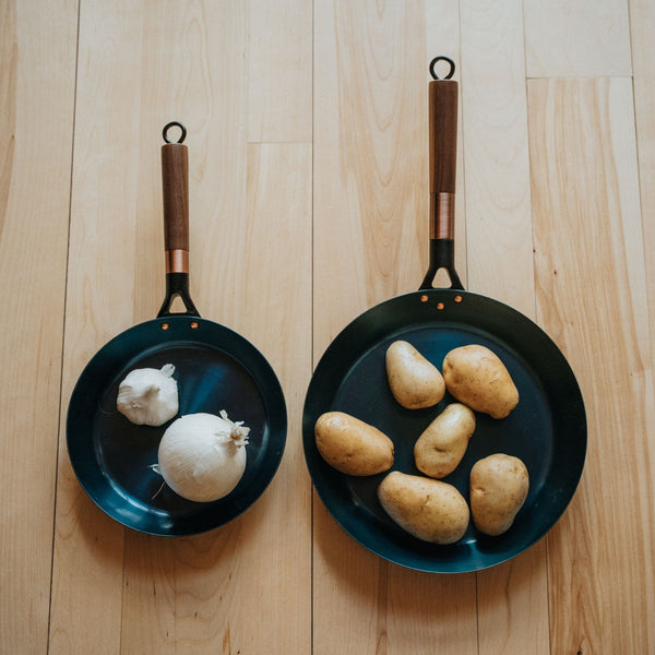 Blue Carbon Steel Skillet