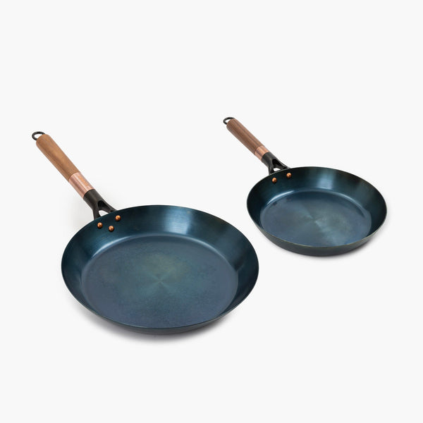 Blue Carbon Steel Skillet