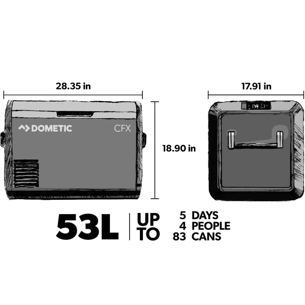 CFX3 55IM Electric Cooler / Fridge + Icemaker