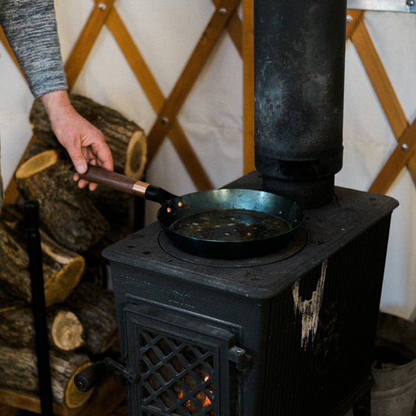 Blue Carbon Steel Skillet