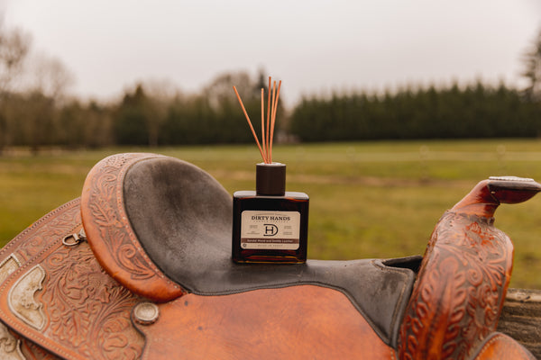 Sandalwood and Saddle Leather Reed Diffuser