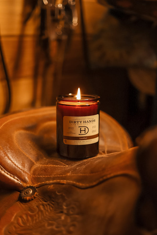 Leather Candle Collection