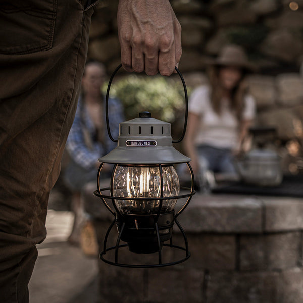 Railroad Lantern - Slate Gray