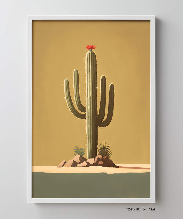 Lone Cacti Series #1 of 3 - Saguaro