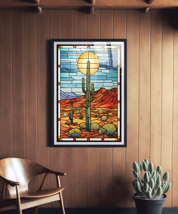 Stained Glass Landscape #2 - Arizona