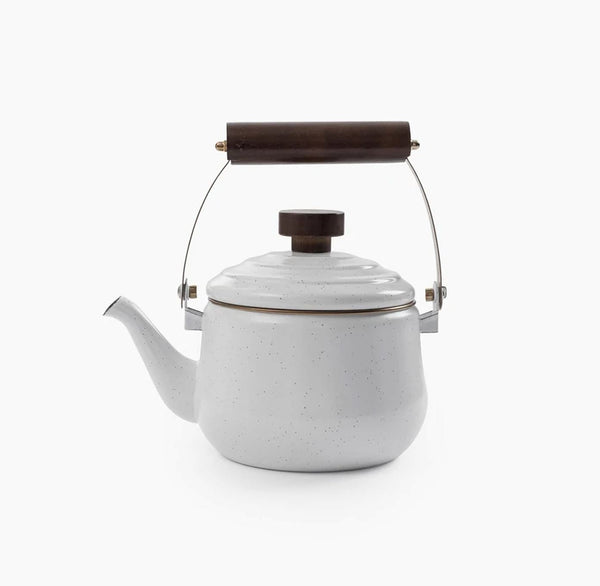 Enamel Teapot - Eggshell