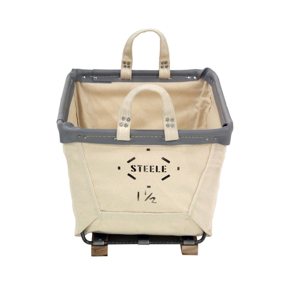 Canvas Small Carry Basket - 1.5 Bu