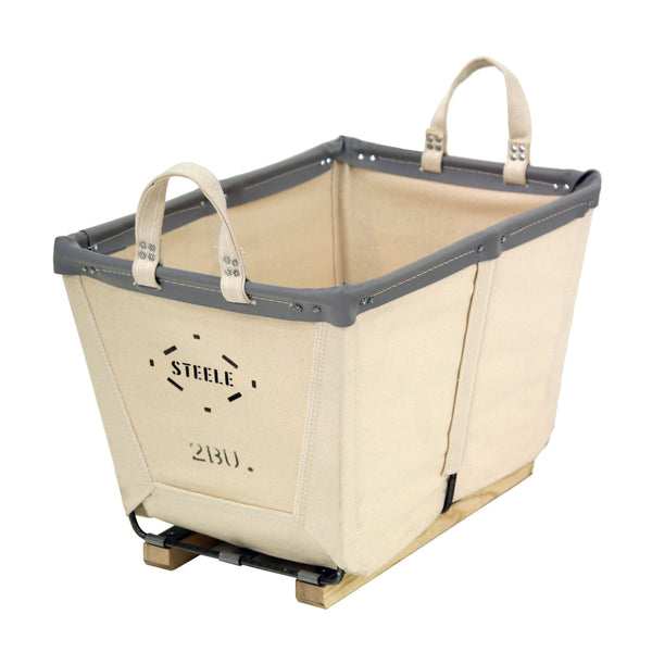 Canvas Small Carry Basket - 2 Bu