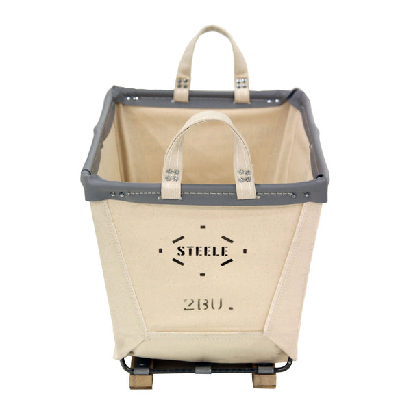 Canvas Small Carry Basket - 2 Bu