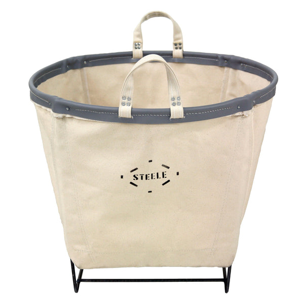 Canvas Round Carry Basket - 3 Bu