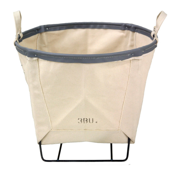 Canvas Round Carry Basket - 3 Bu