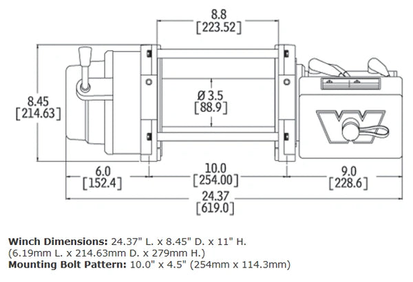 M12 HEAVYWEIGHT WINCH M12000