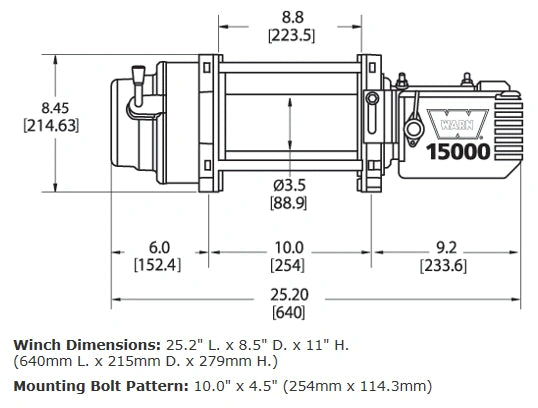 M15 HEAVYWEIGHT WINCH M15000