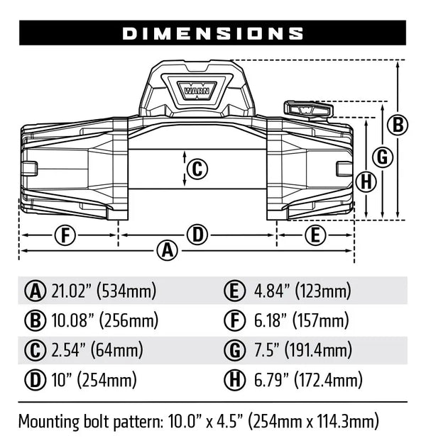 VR EVO 10-S WINCH