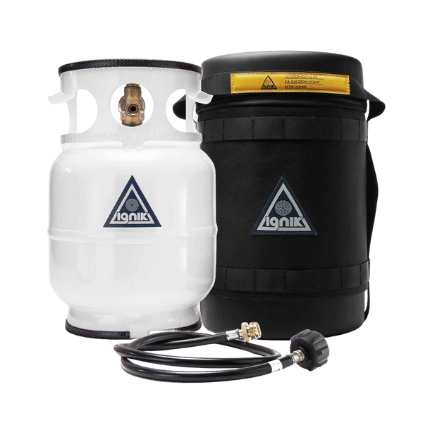 Gas Growler Deluxe Propane Tank - Black